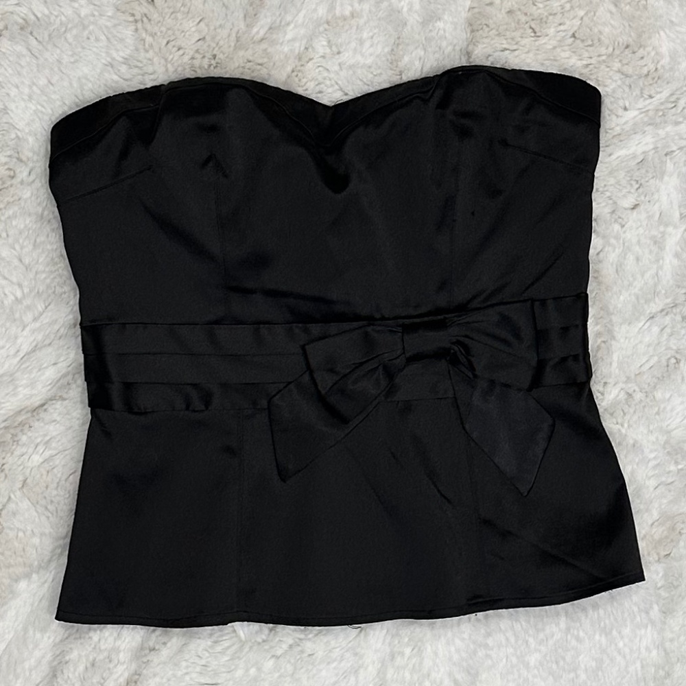 Forever 21 Bowed Corset Top Medium Size
